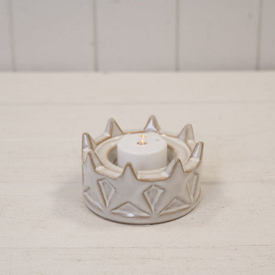 Stoneglazed Star Candle Holder - image 1