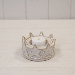 Stoneglazed Star Candle Holder - thumbnail 1