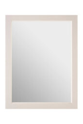 Buttercup Farm Mirrored Wall Cabinet With 2 Inner Shelves - Wood - L16 X W51 X H66 Cm - White