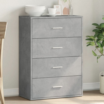 Berkfield Sideboard Concrete Grey 60X31X84 Cm Engineered Wood - image 1