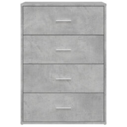 Berkfield Sideboard Concrete Grey 60X31X84 Cm Engineered Wood - thumbnail 5
