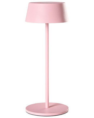 Wyld And Coco Lumina Pink Metal Wireless Table Lamp Usb-C Rechargeable, Touch Dimmer, 3 Colour Temperatures - image 1