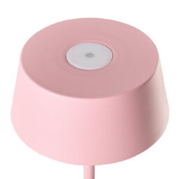 Wyld And Coco Lumina Pink Metal Wireless Table Lamp Usb-C Rechargeable, Touch Dimmer, 3 Colour Temperatures - thumbnail 4