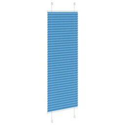 Berkfield Pleated Blind Blue 45X100 Cm Fabric Width 44.4 Cm Polyester - thumbnail 4