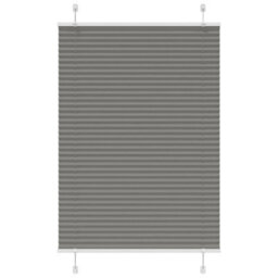 Berkfield Pleated Blind Anthracite 85X150 Cm Fabric Width 84.4 Cm Polyester