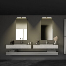 Briloner Led Mirror Light Bathroom Wall Lamp Black Wood 40Cm, 7W, 690Lm - thumbnail 5