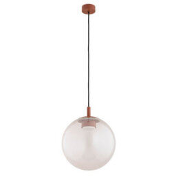 Luminosa Lighting Luminosa Sacramento Globe Pendant Ceiling Light Dirty Pink Iridescent, Terracotta Gx53 - thumbnail 6