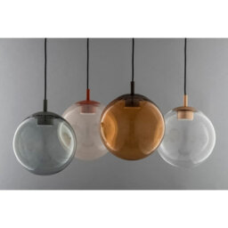 Luminosa Lighting Luminosa Sacramento Globe Pendant Ceiling Light Dirty Pink Iridescent, Terracotta Gx53 - thumbnail 4