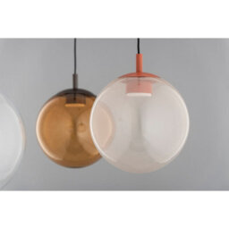 Luminosa Lighting Luminosa Sacramento Globe Pendant Ceiling Light Dirty Pink Iridescent, Terracotta Gx53 - thumbnail 2