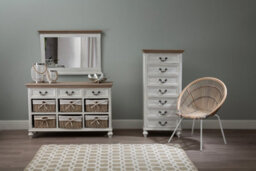 Orsina  Versatile Storage 7 Drawers Cabinet, Stylish Design Storage Cabinet, Wooden Bedisde Cabinet - thumbnail 2