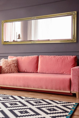 Mirroroutlet Caspian Gold Full Length Mirror 180 X 70 Cm - image 1