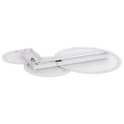 Beliani 103Cm Round Dimmable Led Ceiling Lamp With White Acrylic Shade - thumbnail 5