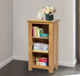 Hallowood Furniture Waverly Oak Compact Bookcase - thumbnail 1