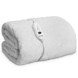 Dreamcatcher Single Size Electric Blanket Single Control Fitted Sherpa  Fleece Heated Bed Underblanket 193X91Cm 3 Heat Settings - thumbnail 1