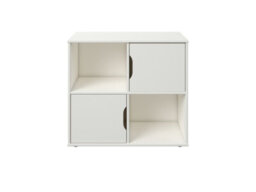 Flair Noomi Nora Midi Wooden Midsleeper Storage Cabin - White - thumbnail 3