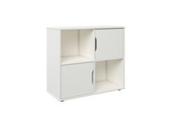 Flair Noomi Nora Midi Wooden Midsleeper Storage Cabin - White - thumbnail 2