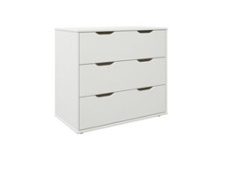 Flair Noomi Nora Midi Wooden Midsleeper Storage Cabin - White - thumbnail 5