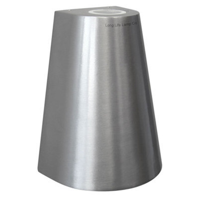 Long Life Lamps Company Cone Shape Up Down Outdoor Wall Light Stainless Steel Finish Exterior Double Downlighter Zlc069Ab - image 1