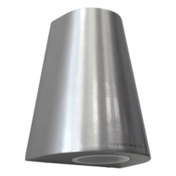 Long Life Lamps Company Cone Shape Up Down Outdoor Wall Light Stainless Steel Finish Exterior Double Downlighter Zlc069Ab - thumbnail 3