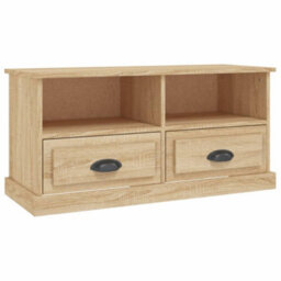 Vidaxl Tv Cabinet Sonoma Oak 93X35.5X45 Cm Engineered Wood - thumbnail 2