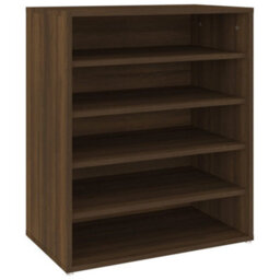 Walplus Shoe Cabinet Brown Oak 60X35X70 Cm Engineered Wood - thumbnail 2