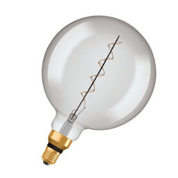 Osram Vintage 1906 Globe 200 16 Filament Dim Lamp 4.8W 818 Smoke E27 4 Pack - thumbnail 1
