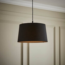 Valuelights Aspen Medium Black Tapered Ceiling Lamp Shade (D)35Cm - thumbnail 1