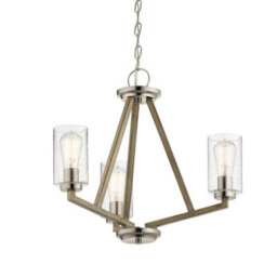 Luminosa Lighting Elstead Kichler Deryn Multi Arm Pendant Ceiling Light Distressed Antique Grey - thumbnail 3