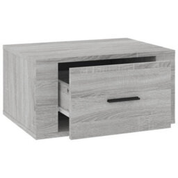Berkfield Wall-Mounted Bedside Cabinets 2 Pcs Grey Sonoma 50X36X25 Cm - thumbnail 6