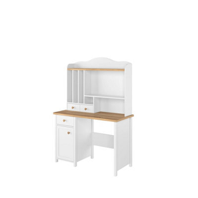 Arte Spacious Children's Desk With Hutch (H)1610mm (W)1100mm (D)520mm - Organise In Style - image 1