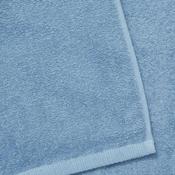Catherine Lansfield Quick Dry Cotton 90X140 Cm Bath Sheet Blue - thumbnail 2