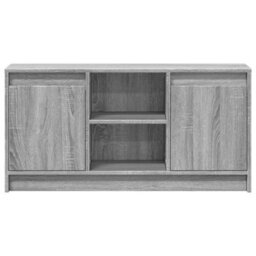 Berkfield Tv Cabinet With Led Grey Sonoma 100X34X50 Cm Engineered Wood - thumbnail 6