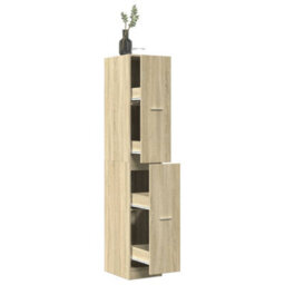 Walplus Apothecary Cabinetâ Sonoma Oak 30X41X174.5 Cm Engineered Wood - thumbnail 1