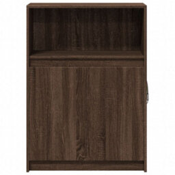 Berkfield Sideboard With Led Brown Oak 72X34X100 Cm Engineered Wood - thumbnail 6