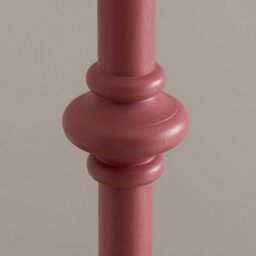 Loops Elegant 1380mm Tall Satin Pink Floor Lamp With B22 Switch For Home Decor - thumbnail 4