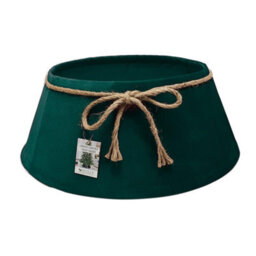 Holly International Velvet Tree Skirt Emerald Green - 56Cm