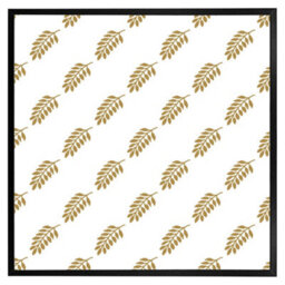 "Andrew Lee Gold Leaf Pattern (Picutre Frame) / 24X24"" / Oak" - thumbnail 1