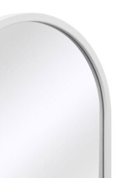 Mirroroutlet The Arcus White Framed Arched Mirror 160Cm X 53Cm - thumbnail 4