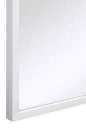 Mirroroutlet The Arcus White Framed Arched Mirror 160Cm X 53Cm - thumbnail 5