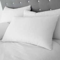 Catherine Lansfield Bedding Brushed Cotton Duvet Cover Set With Pillowcase White - thumbnail 2