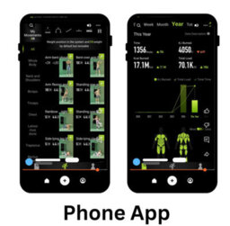 SPLAN Multigym - Dumbells, Bench Press, Flys, Deadlifts, Pulldowns - Smart Fitness Mirror - Model Y - Stand Mounted - thumbnail 8