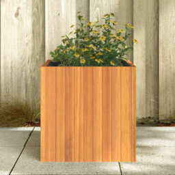 Berkfield Garden Planter 45X45X45 Cm Solid Wood Acacia - thumbnail 3