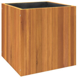 Berkfield Garden Planter 45X45X45 Cm Solid Wood Acacia - thumbnail 7