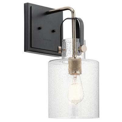 Luminosa Lighting Luminosa Kichler Kitner Dome Wall Lamp Polished Nickel - image 1