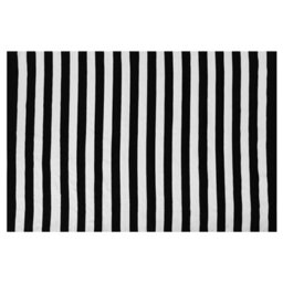 Beliani Outdoor Rug Tavas Black/ White 140 X 200 Cm - thumbnail 1
