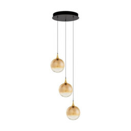 Luminosa Lighting Luminosa Orenda Cluster Pendant Ceiling Light Champagne, Brass Gold, Matt Black Triac Dimmable Led 15W 750Lm 3000K - thumbnail 1
