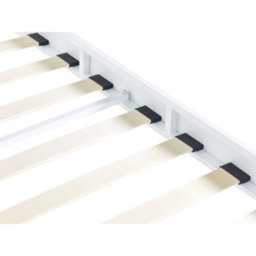 Beliani Bed Metal Vaurs 180 X 200 Cm (Eu Super King) White - thumbnail 5