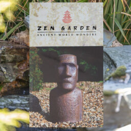 "Easter Island Bronze Bust Head 12"" Zen Garden Ornament" - thumbnail 4
