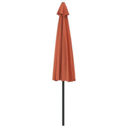 Berkfield Balcony Parasol With Aluminium Pole Terracotta 300X150X253 Cm Half - thumbnail 5