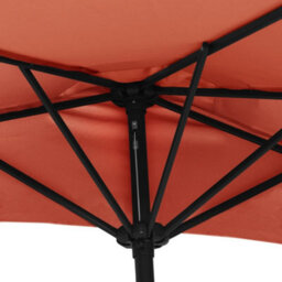 Berkfield Balcony Parasol With Aluminium Pole Terracotta 300X150X253 Cm Half - thumbnail 6
